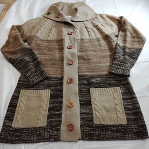 Cozy Brown Cardigan Sweater